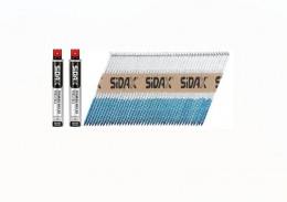 Sidax 3.1 x 90mm Collated Framing Nails with 2 Fuel Cells (2200pcs) &pound;33.60